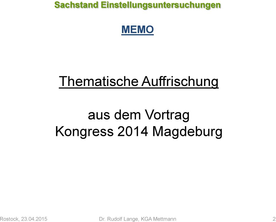 Vortrag Kongress 2014 Magdeburg