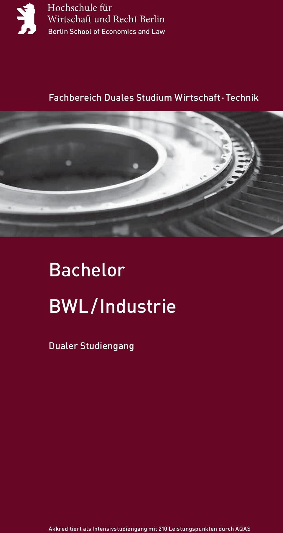 Technik Bachelor BWL / Industrie Dualer Studiengang