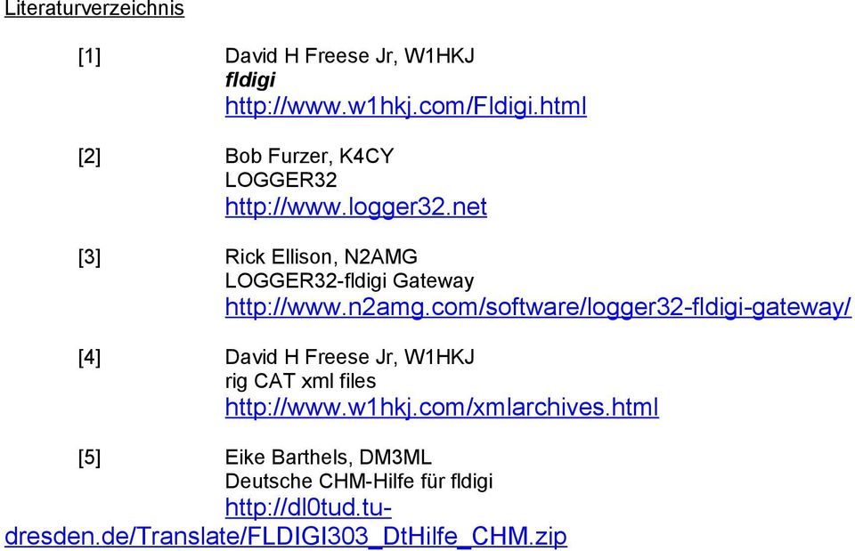 net [3] Rick Ellison, N2AMG LOGGER32-fldigi Gateway http://www.n2amg.
