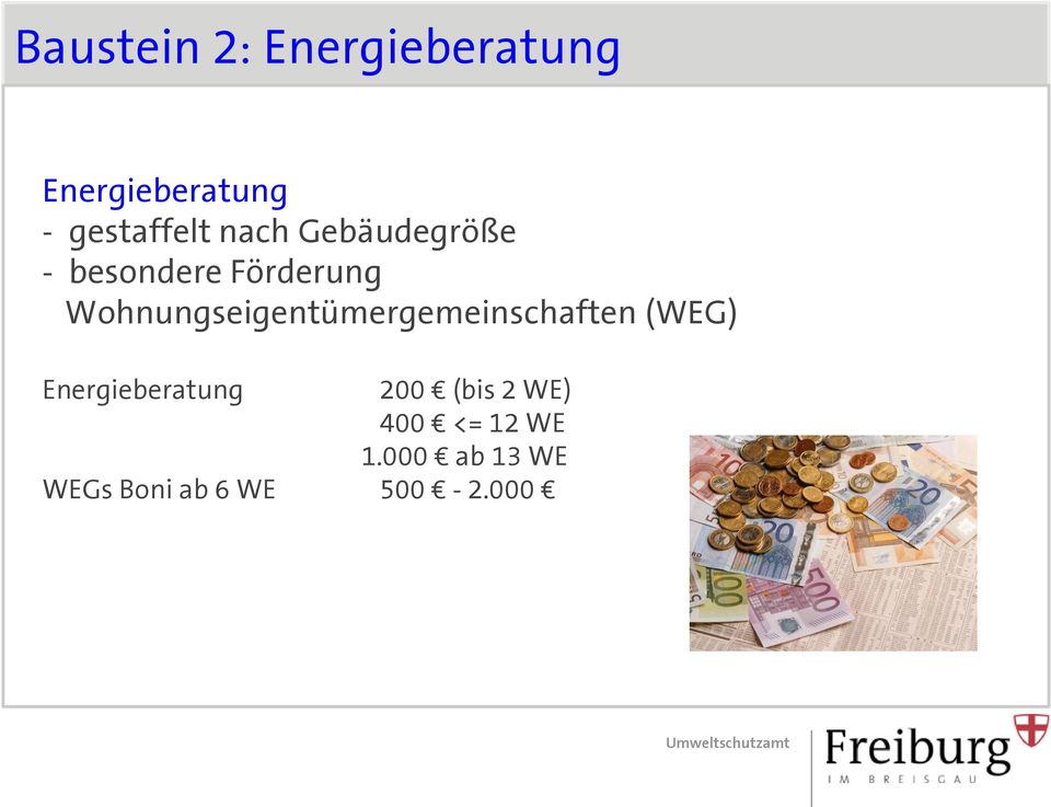 Wohnungseigentümergemeinschaften (WEG) Energieberatung