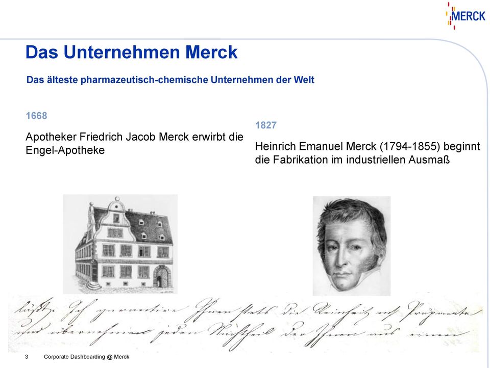 erwirbt die Engel-Apotheke 1827 Heinrich Emanuel Merck
