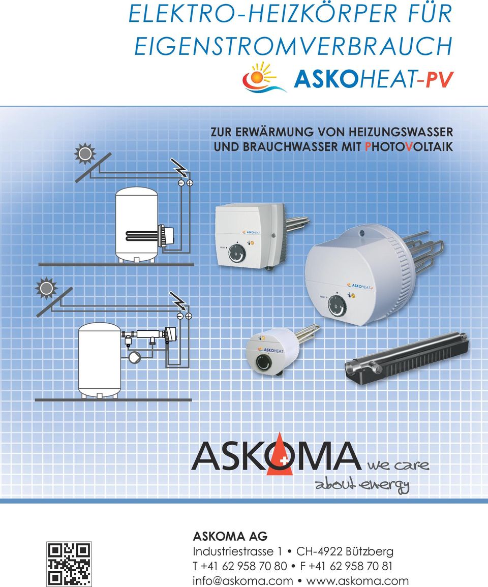 Askoheat/Askoflow - + ASKOMA AG Industriestrasse 1 CH-4922 Bützberg