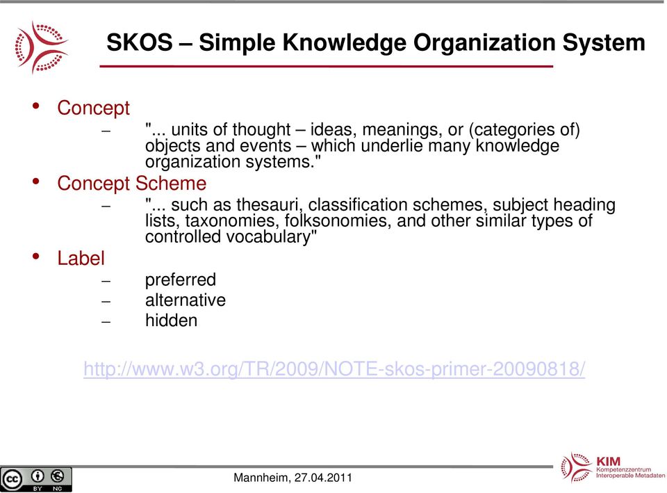 organization systems." Concept Scheme ".