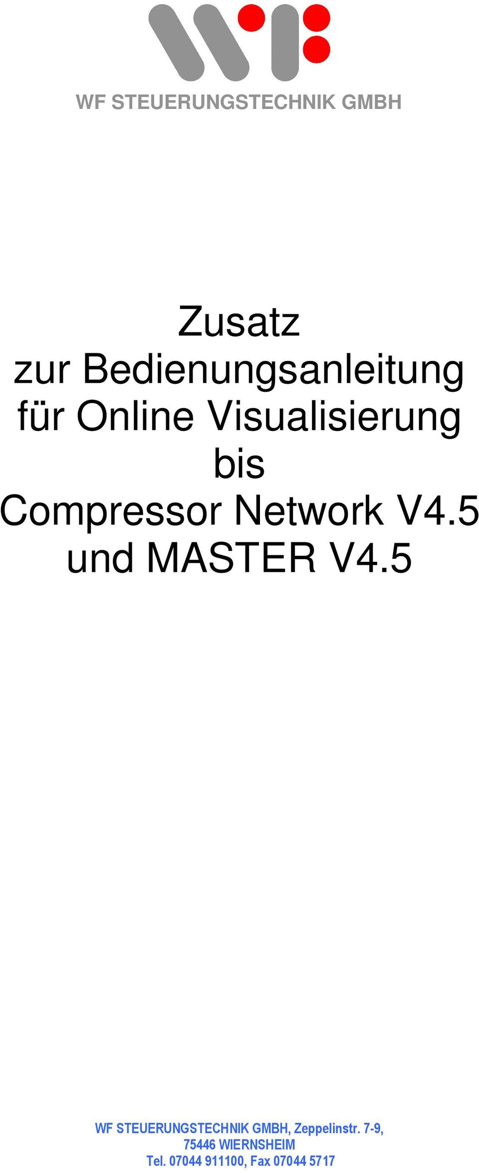 Compressor Network V4.5 und MASTER V4.