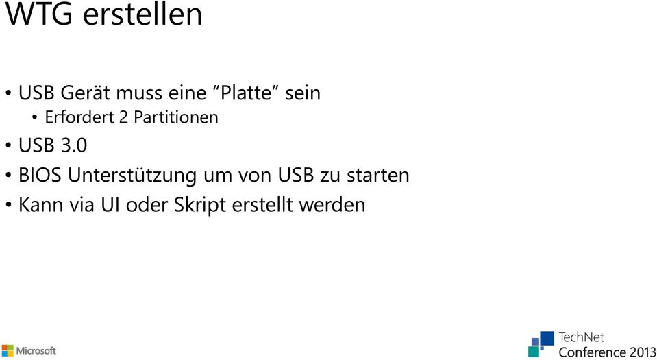 3.0 BIOS Unterstützung um von USB zu