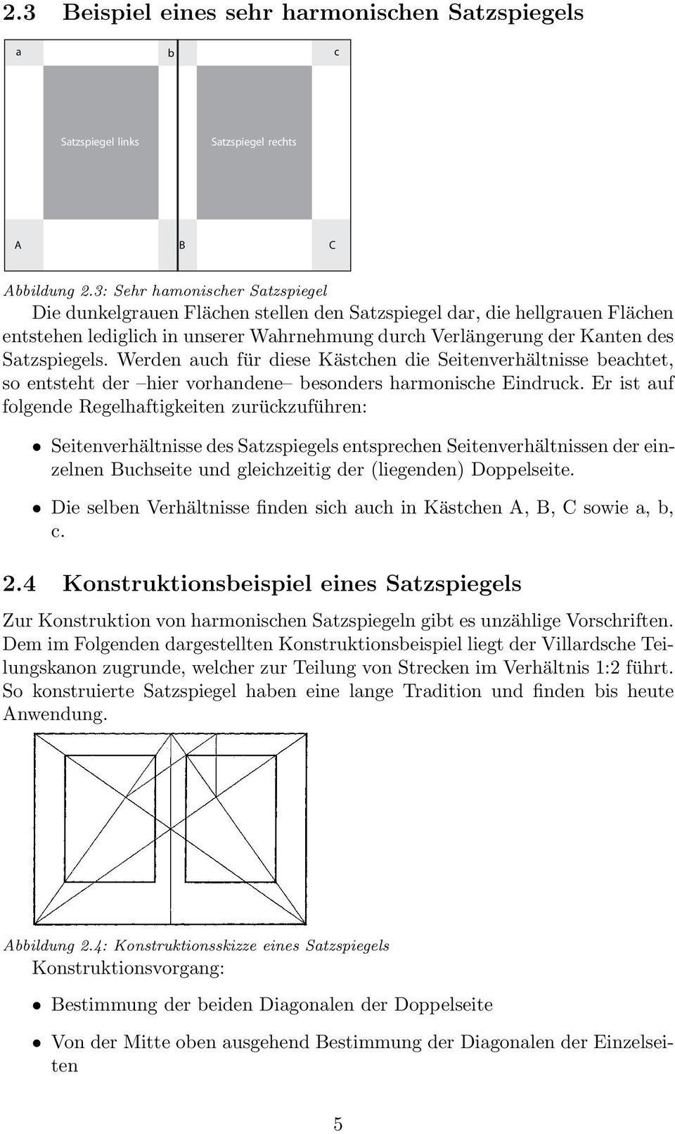 Werden auch für diese Kästchen die Seitenverhältnisse beachtet, so entsteht der hier vorhandene besonders harmonische Eindruck.