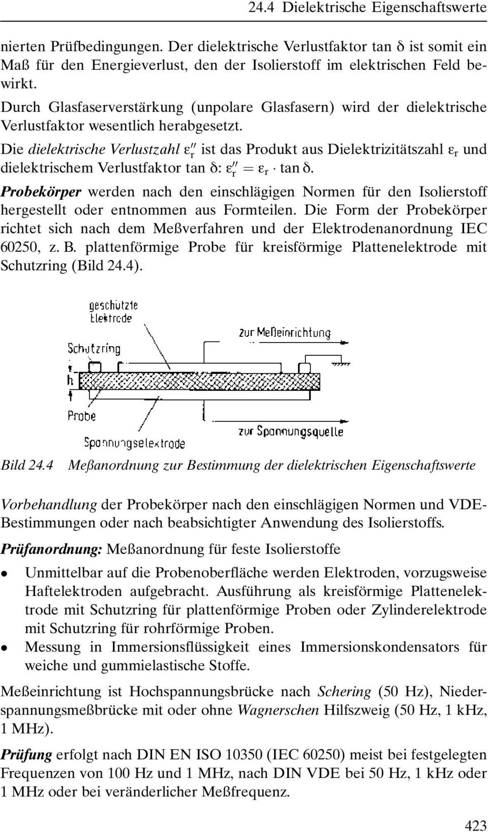 Die dielektrische Verlustzahl e 00 r ist das Produkt aus Dielektrizitätszahl e r und dielektrischem Verlustfaktor tan d: e 00 r ¼ e r tan d.