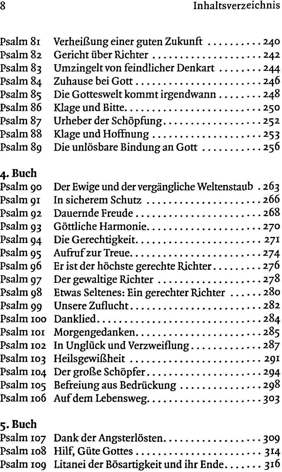 Buch Psalm 90 Der Ewige und der vergängliche Weitenstaub.