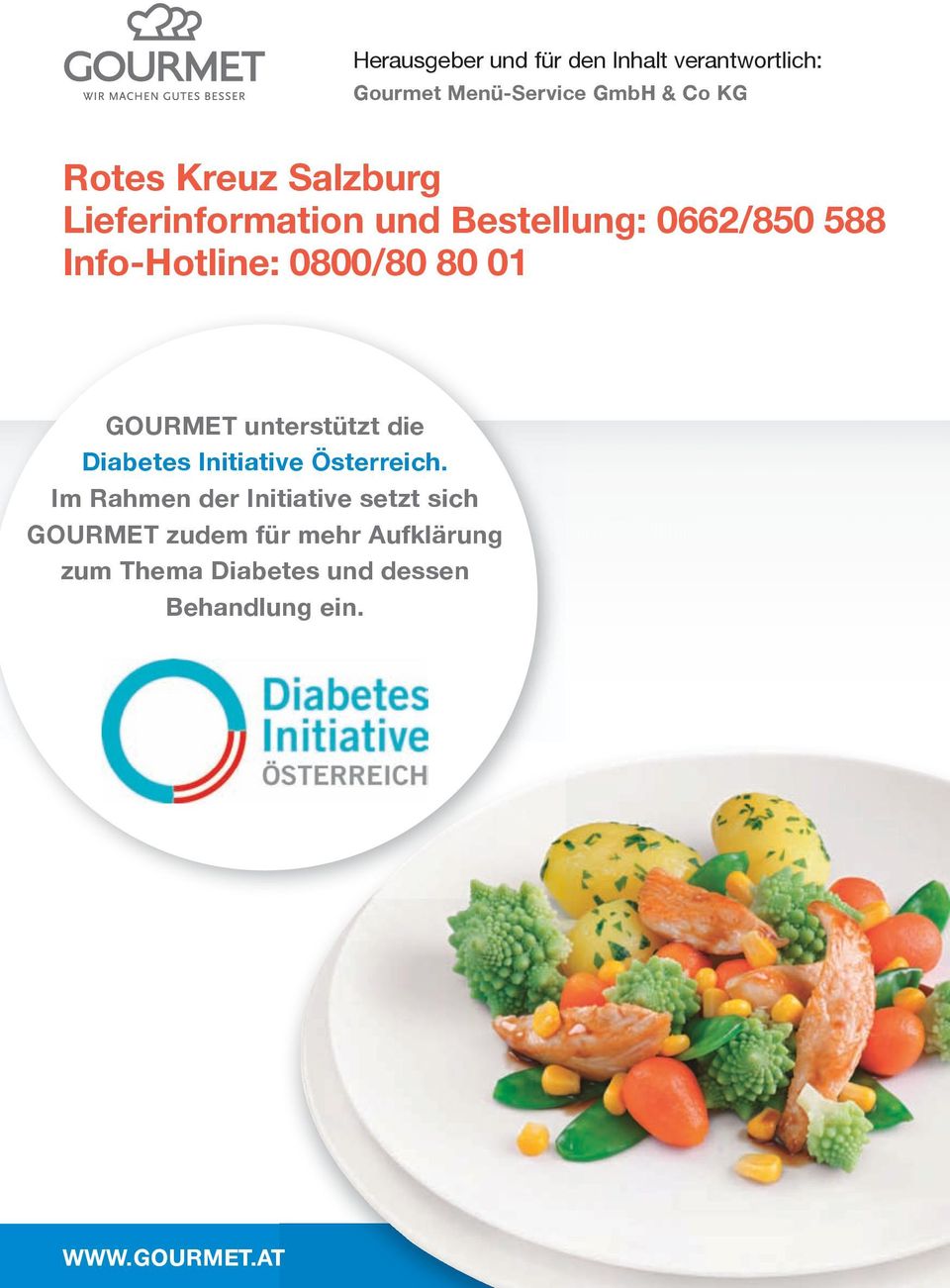 GouRMet unterstützt die Diabetes Initiative Österreich.