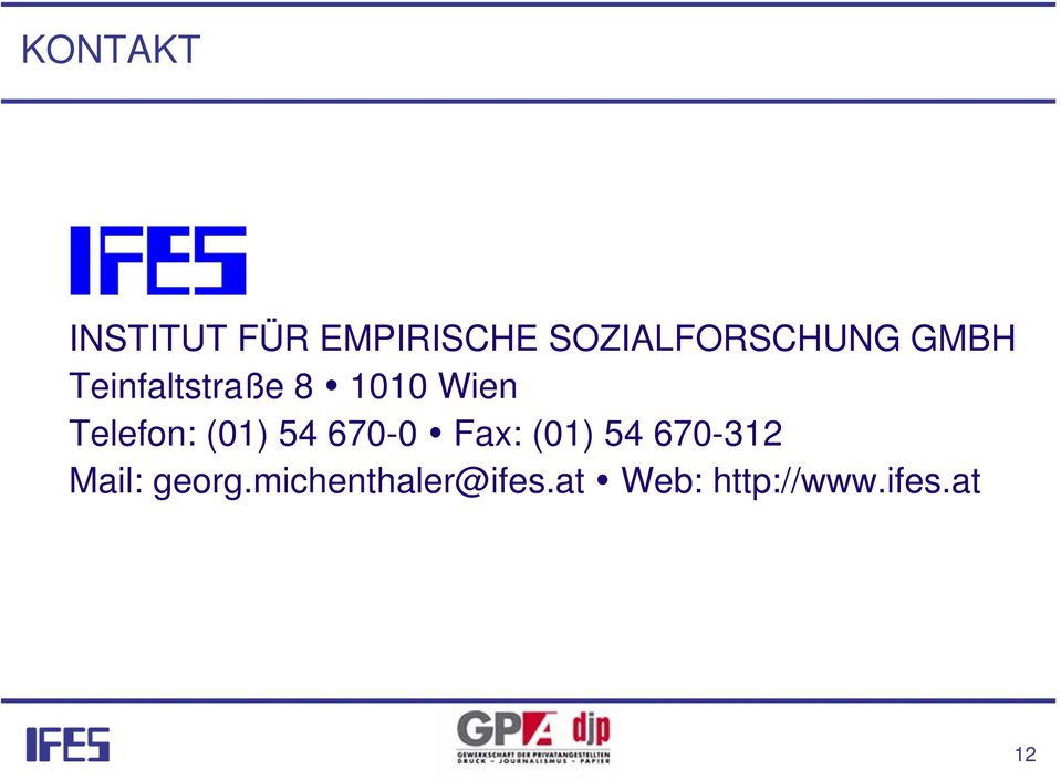 Wien Telefon: (01) 54 60-0 Fax: (01) 54