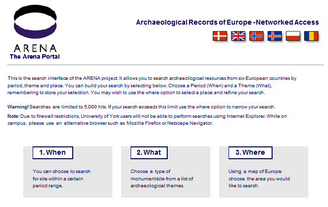 - Beispiele: ARENA - Archaeological Records of Europe - Networked Access Nachweis europaweit dezentral verwalteter Informationen unter