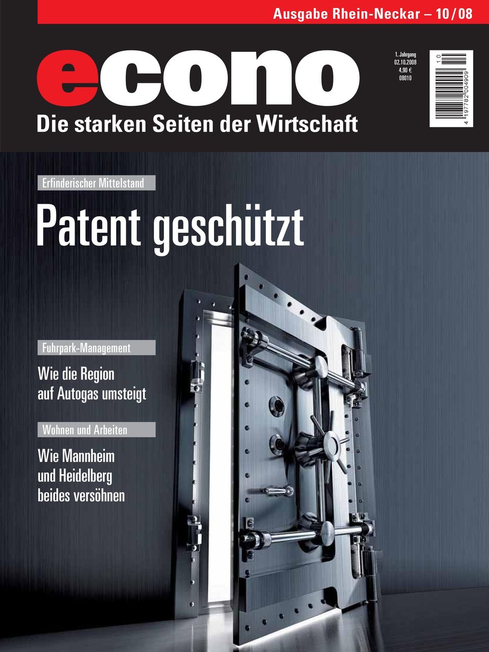 2008 4,90 t 08010 Erfinderischer Mittelstand Patent