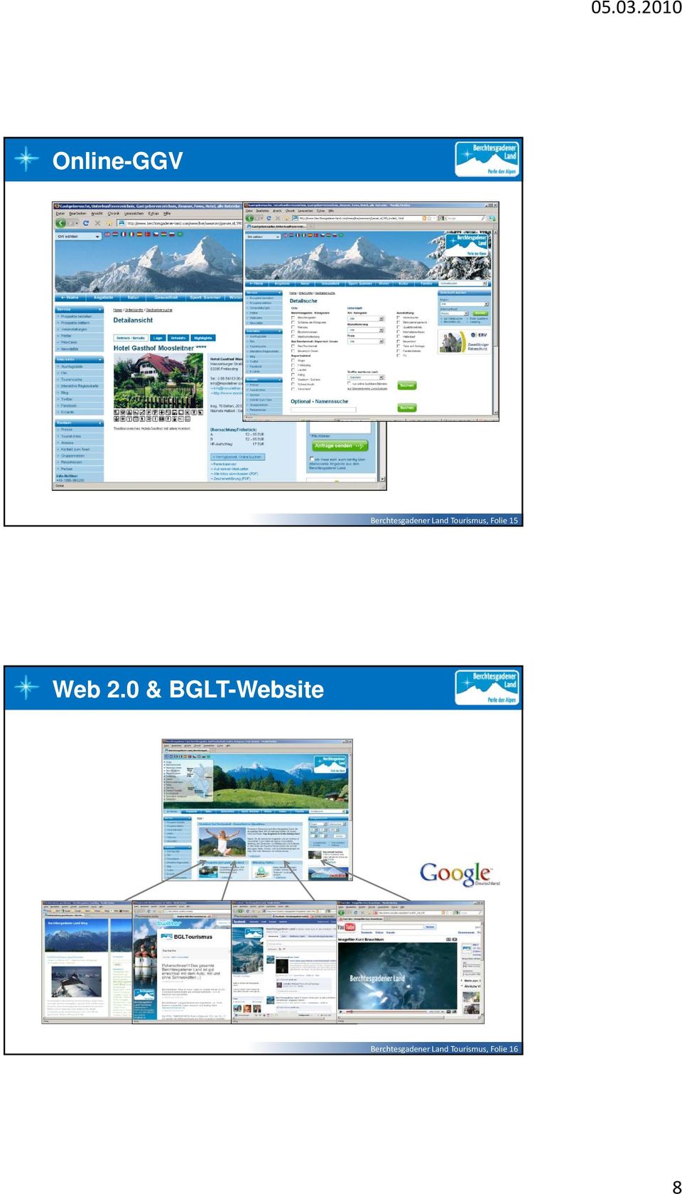 2.0 & BGLT-Website