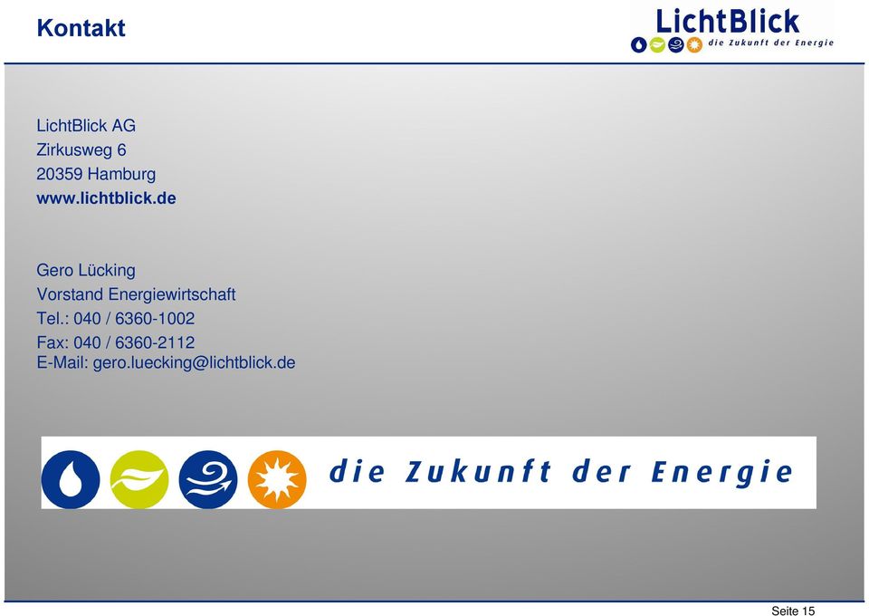 de Gero Lücking Vorstand Energiewirtschaft Tel.