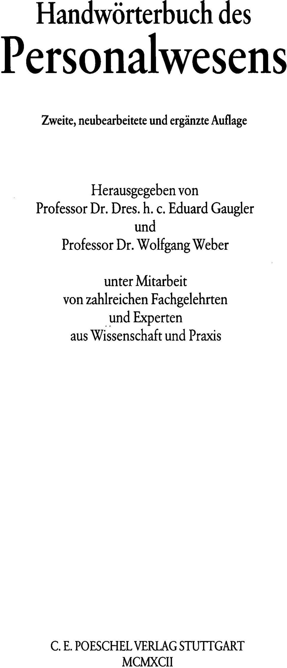 Eduard Gaugier und Professor Dr.