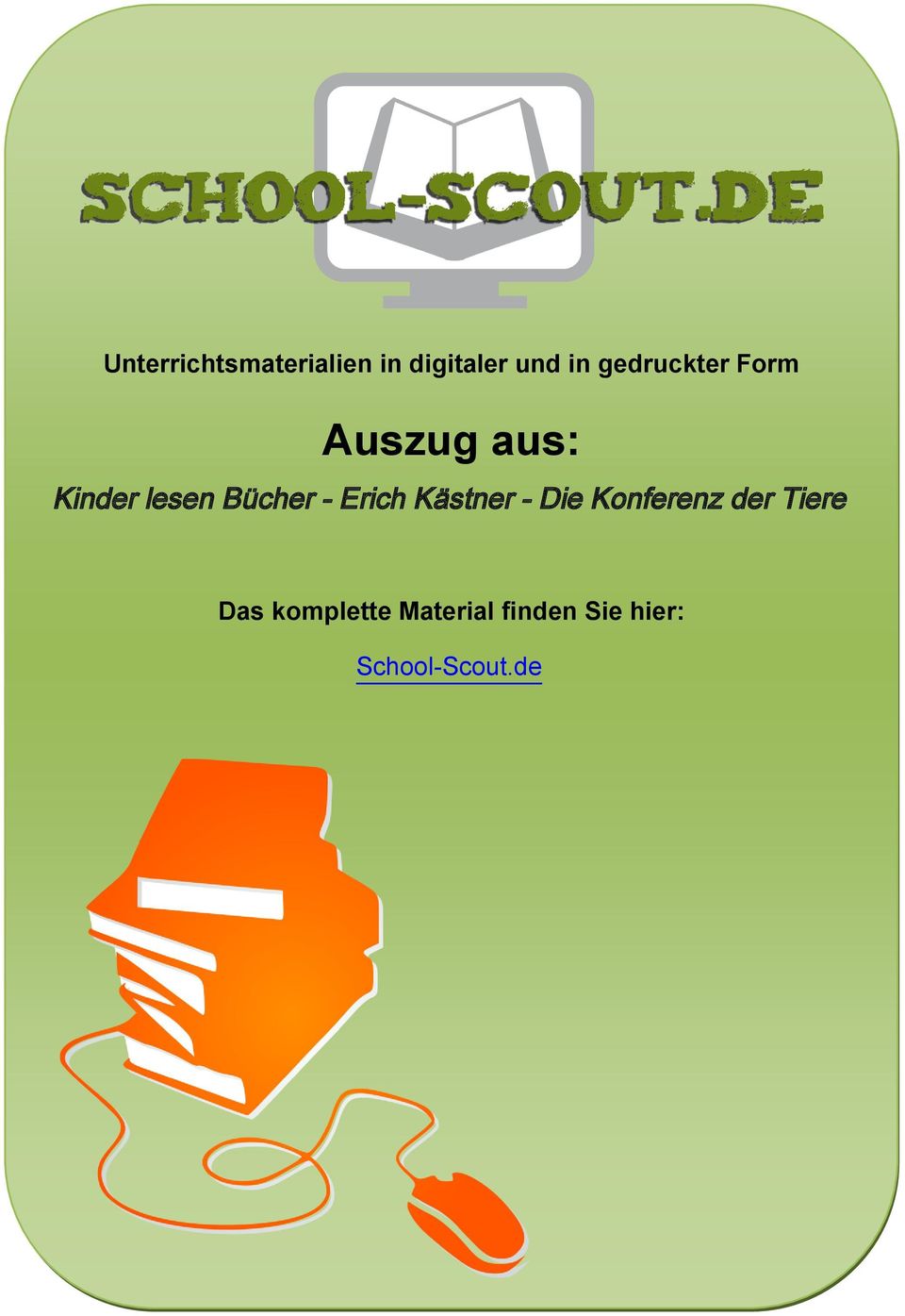 Bücher - Erich Kästner - Die Konferenz der