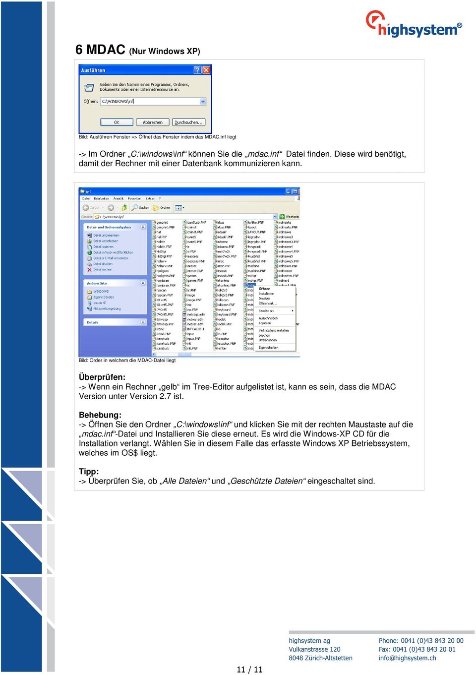 Bild: Order in welchem die MDAC-Datei liegt -> Wenn ein Rechner gelb im Tree-Editor aufgelistet ist, kann es sein, dass die MDAC Version unter Version 2.7 ist.