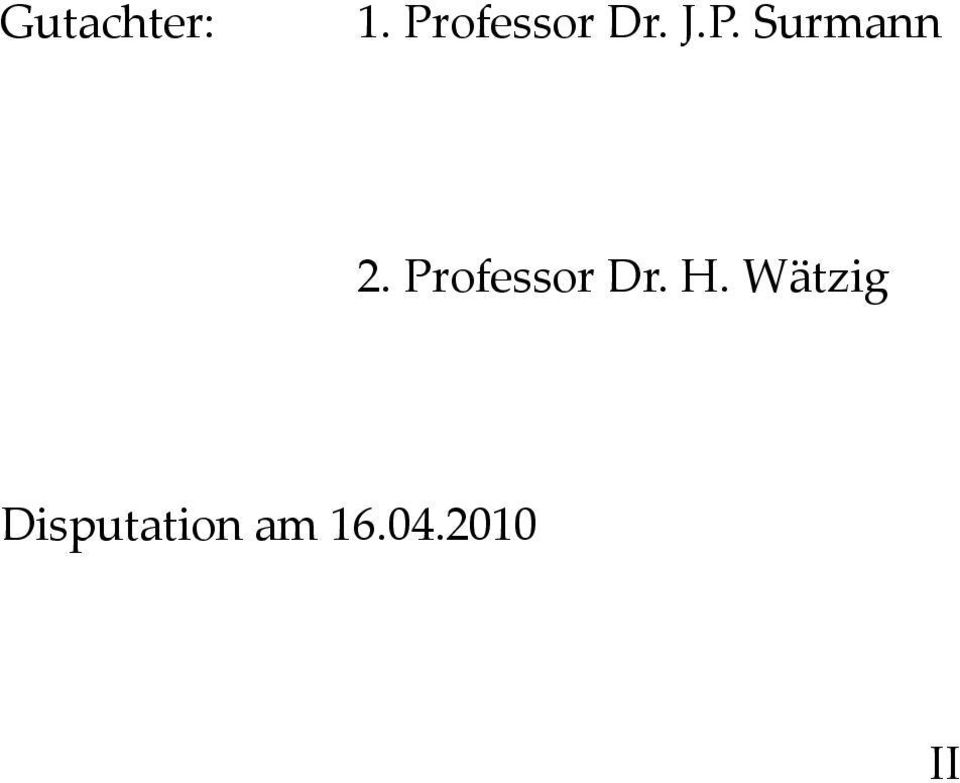Professor Dr. H.
