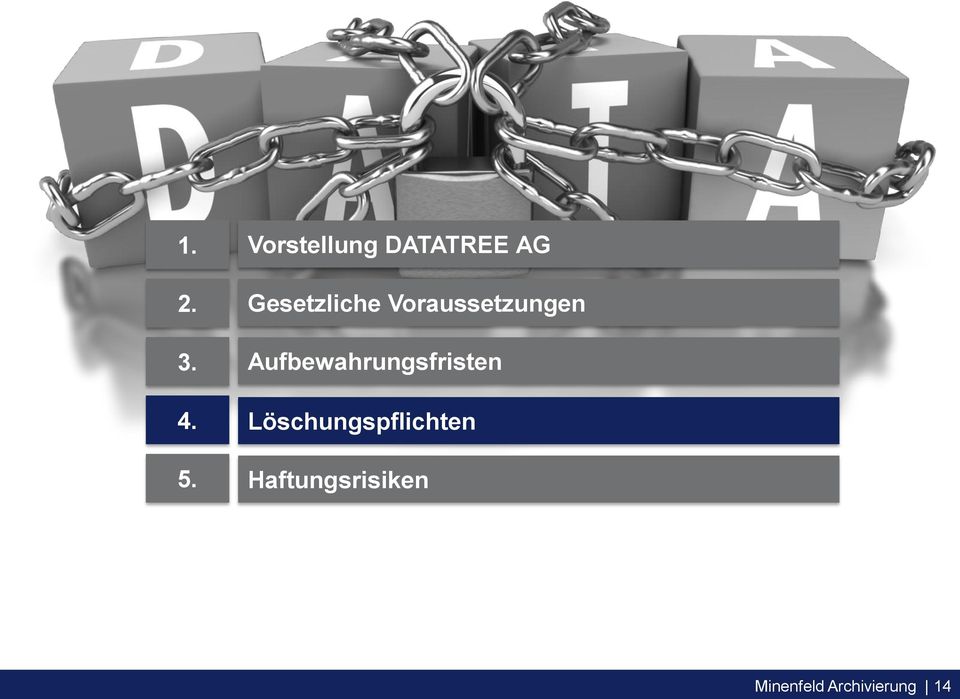 Aufbewahrungsfristen 4.