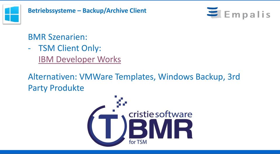 Developer Works Alternativen: VMWare