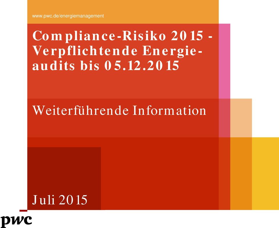 Compliance-Risiko 2015 -