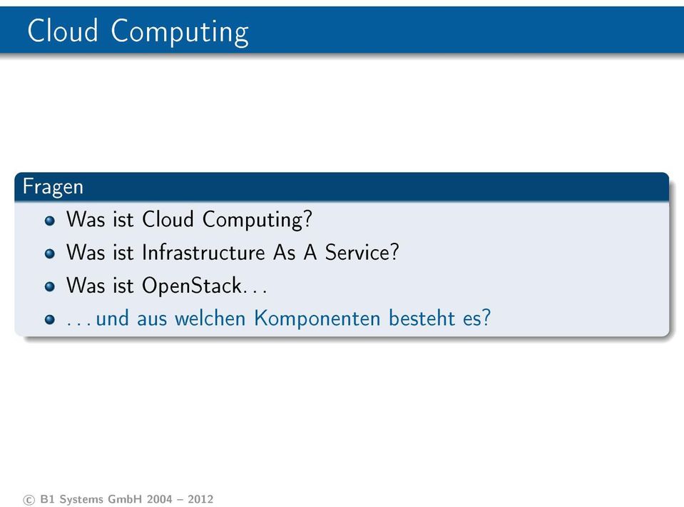 Was ist Infrastructure As A Service?