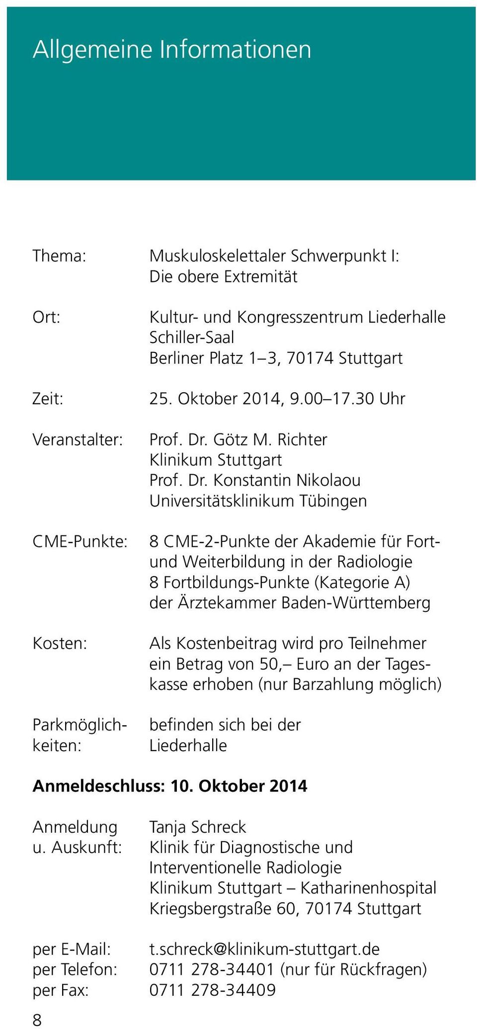 Götz M. Richter Klinikum Stuttgart Prof. Dr.