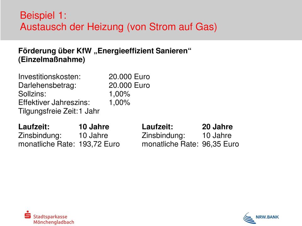000 Euro Sollzins: 1,00% Effektiver Jahreszins: 1,00% Tilgungsfreie Zeit:1 Jahr Laufzeit: 10