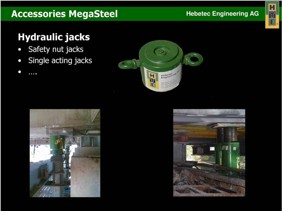 Hydraulic jacks