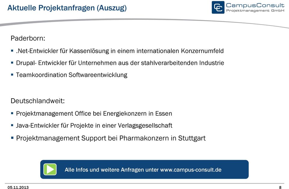stahlverarbeitenden Industrie Teamkoordination Softwareentwicklung Deutschlandweit: Projektmanagement Office bei