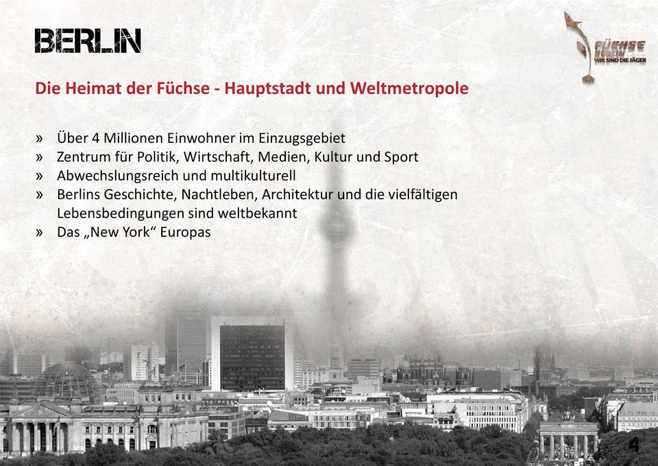 Sport» Abwechslungsreich und multikulturell» Berlins Geschichte, Nachtleben,