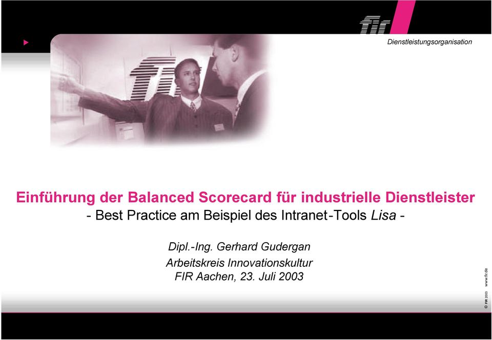 Intranet-Tools Lisa - Dipl.-Ing.