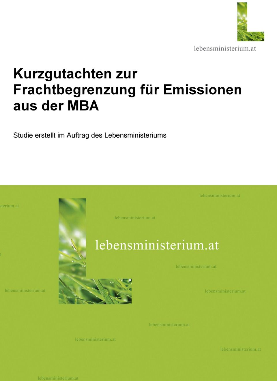 Emissionen aus der MBA