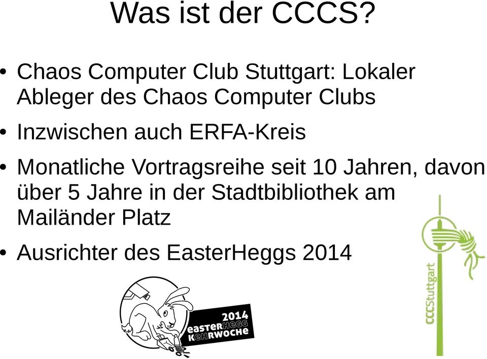 Computer Clubs Inzwischen auch ERFA-Kreis Monatliche