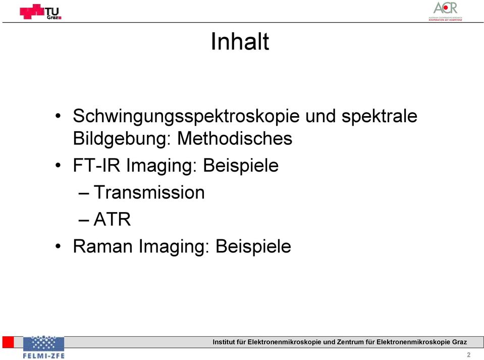 Methodisches FT-IR Imaging: