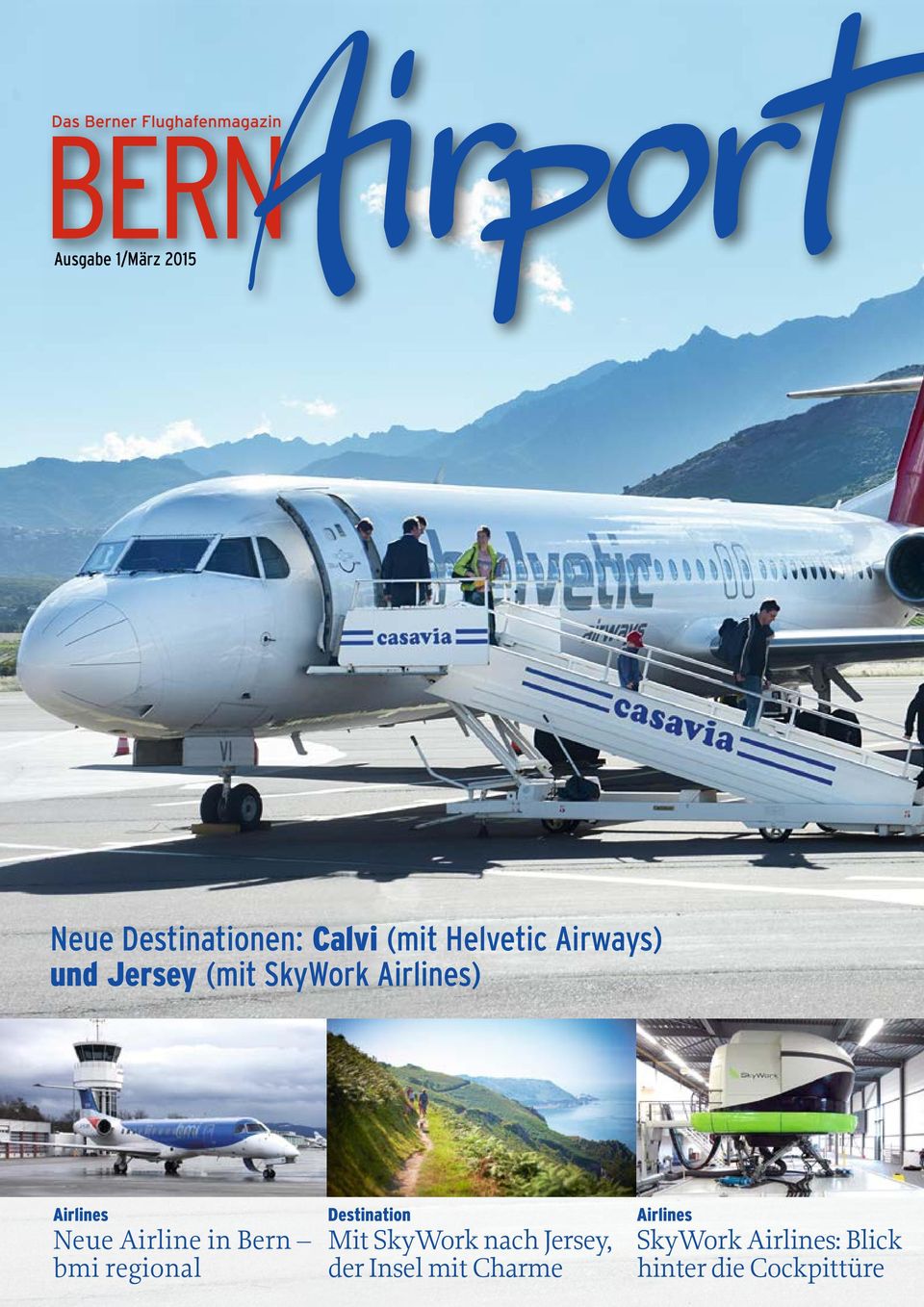und Jersey (mit SkyWork Airlines) Airlines Neue Airline in Bern bmi