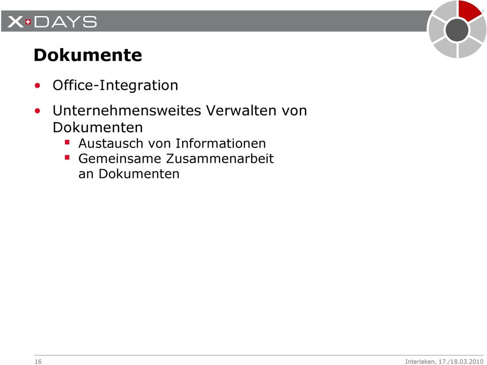 Dokumenten Austausch von