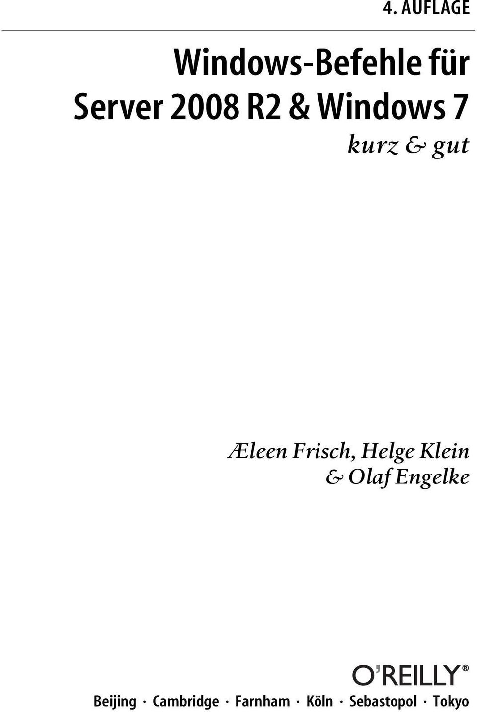 Frisch, Helge Klein & Olaf Engelke
