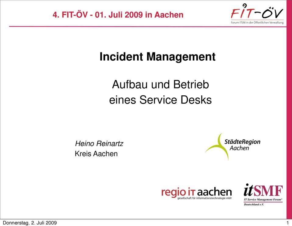 Management Aufbau und Betrieb