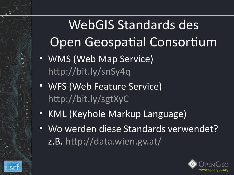 ly/snsy4q WFS (Web Feature Service) http://bit.