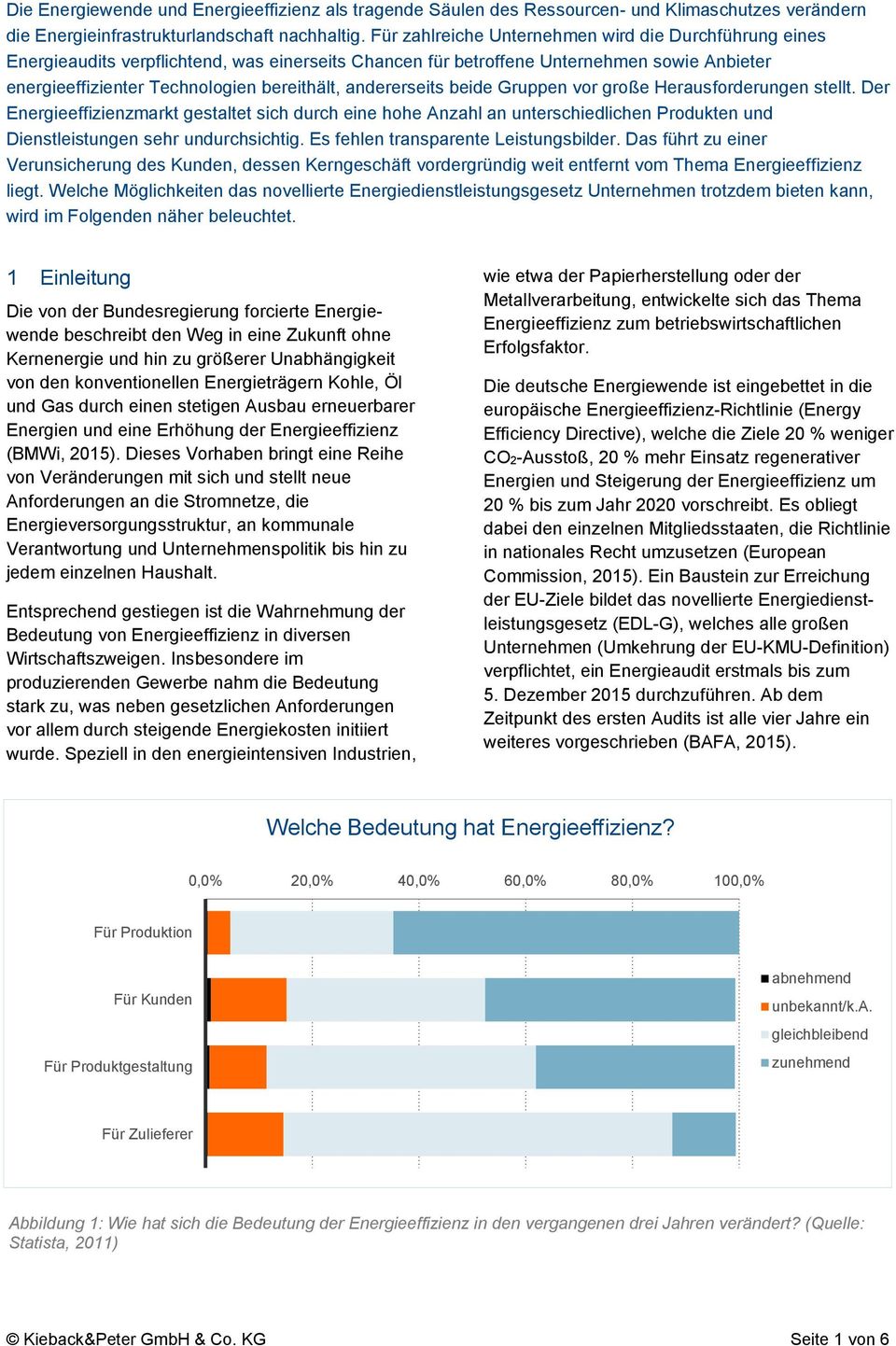 andererseits beide Gruppen vor große Herausforderungen stellt. Der Energieeffizienzmarkt gestaltet sich durch eine hohe Anzahl an unterschiedlichen Produkten und Dienstleistungen sehr undurchsichtig.