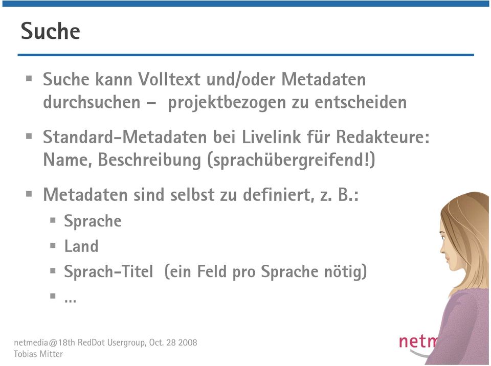 Redakteure: Name, Beschreibung (sprachübergreifend!