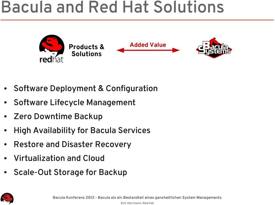 Zero Downtime Backup High Availability for Bacula Services Restore