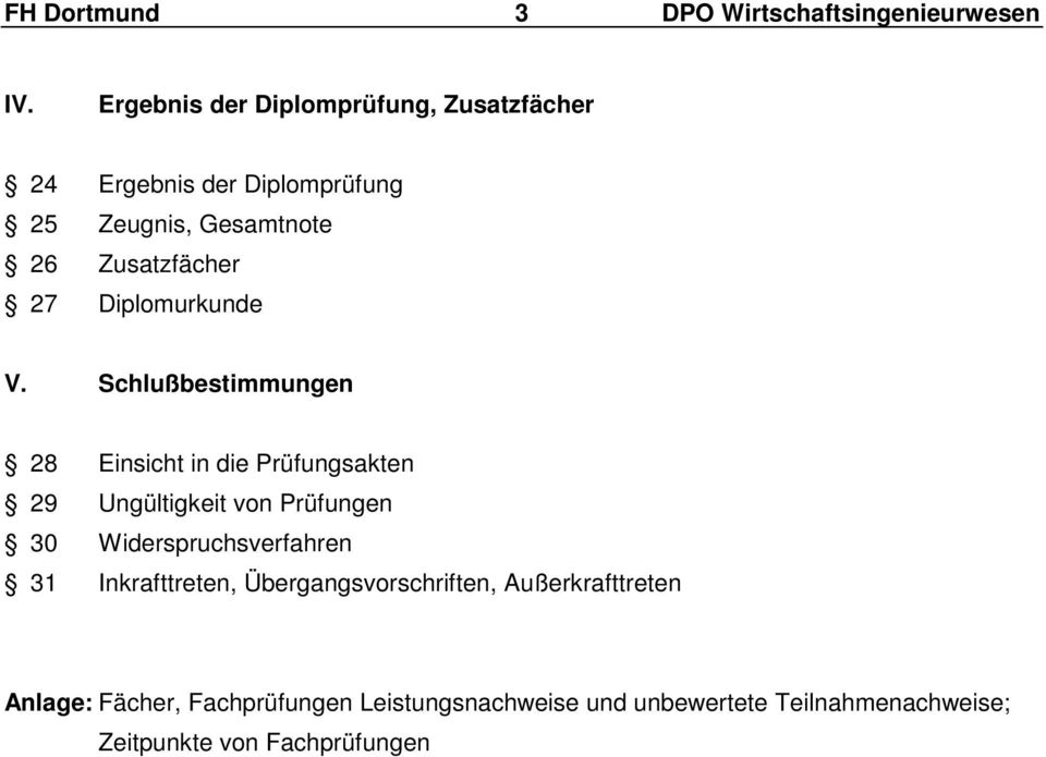 Diplomurkunde V.