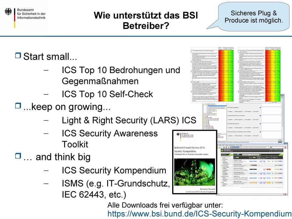.. Light & Right Security (LARS) ICS ICS Security Awareness Toolkit and think big ICS Security