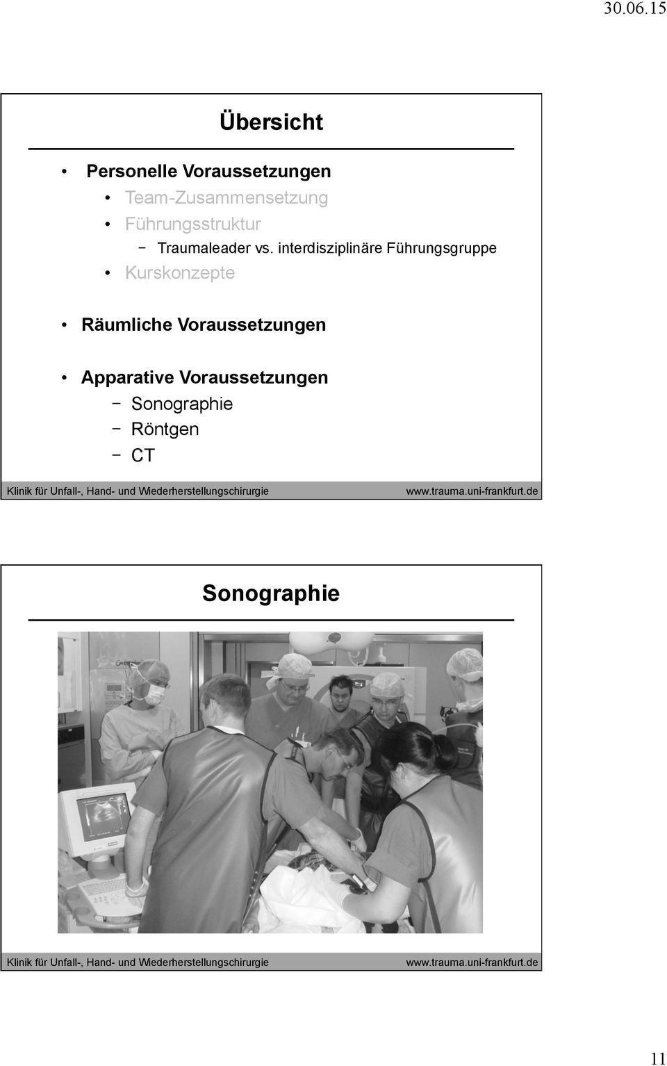 interdisziplinäre Führungsgruppe Kurskonzepte Räumliche