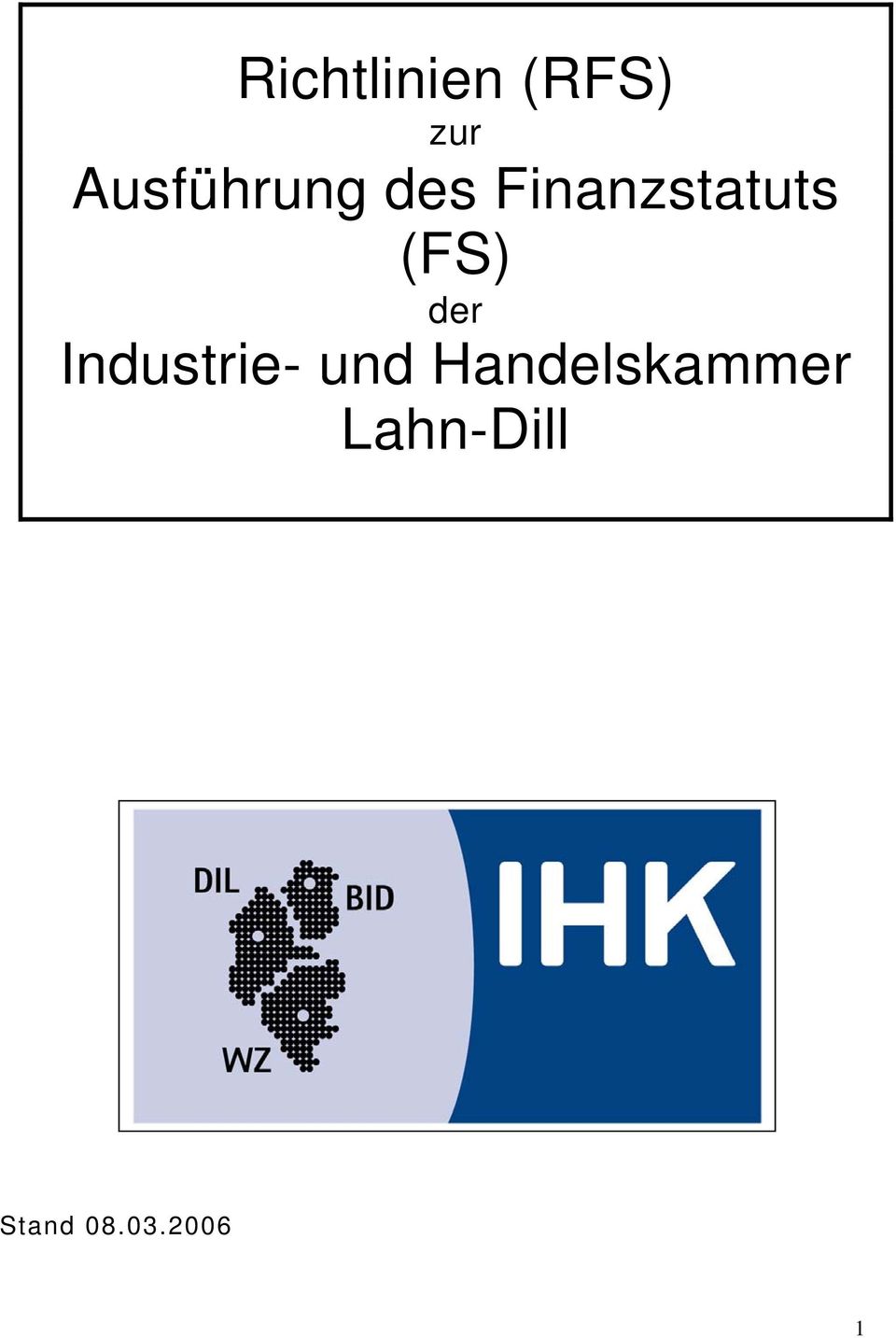 (FS) der Industrie- und