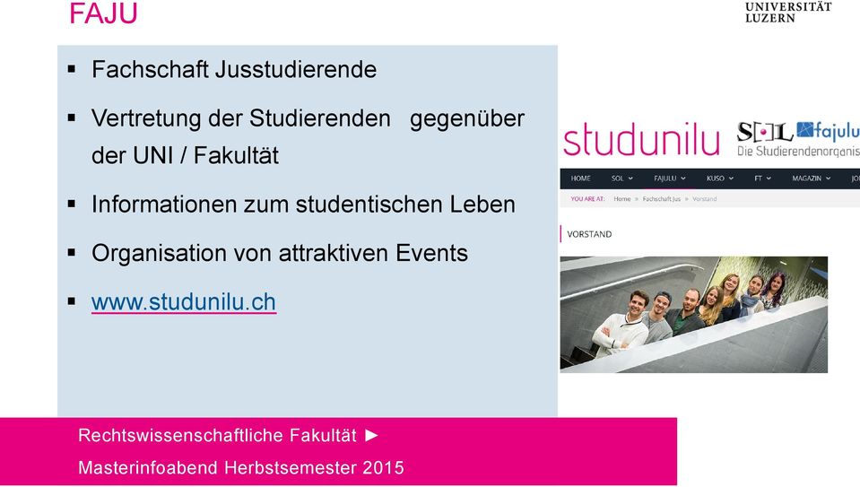 Leben Organisation von attraktiven Events www.studunilu.