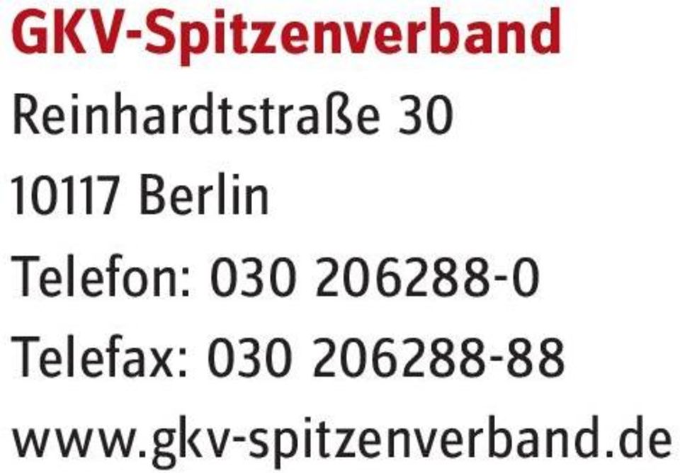 Berlin Telefon: 030 206288-0