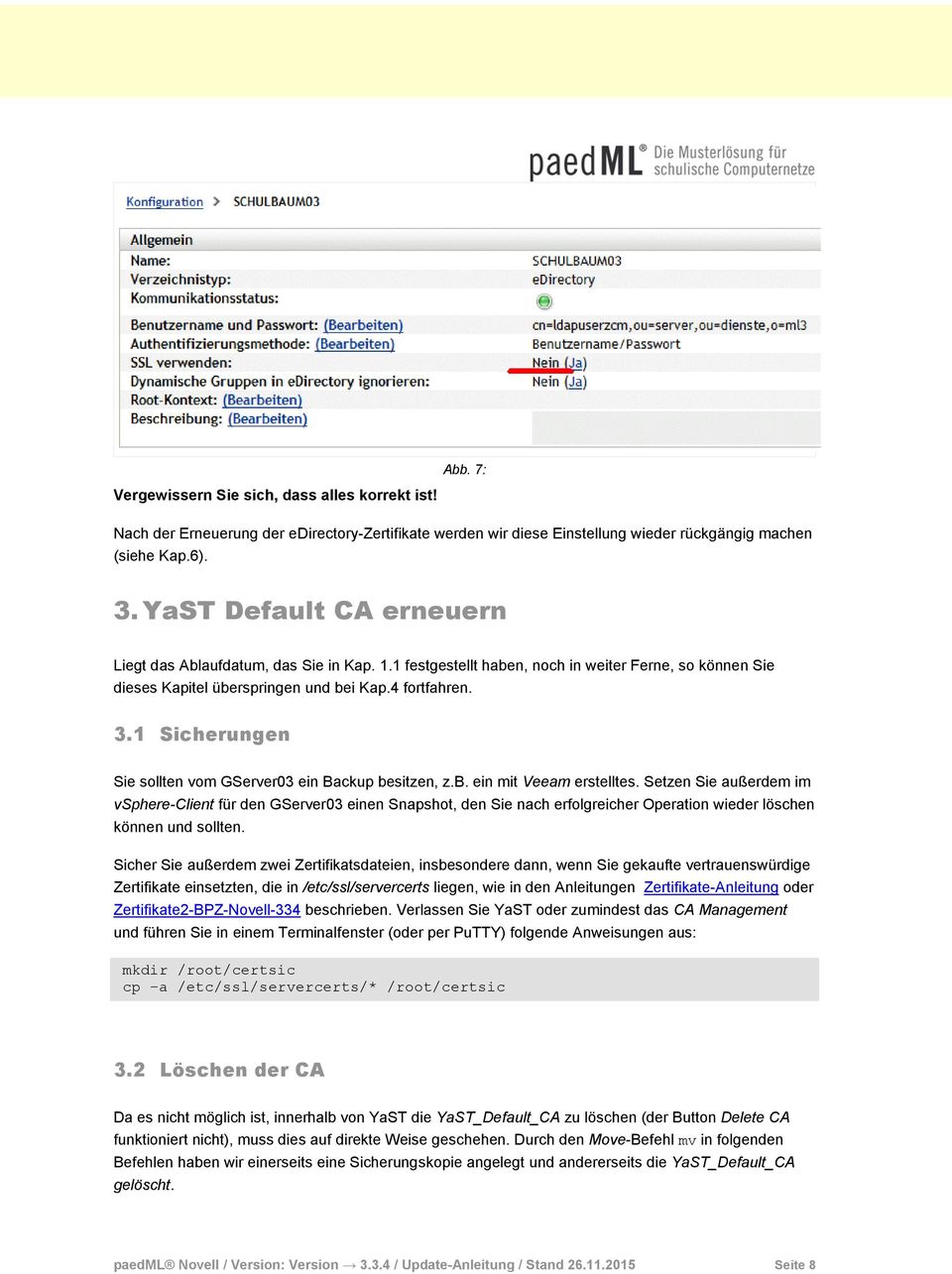 1 Sicherungen Sie sollten vom GServer03 ein Backup besitzen, z.b. ein mit Veeam erstelltes.